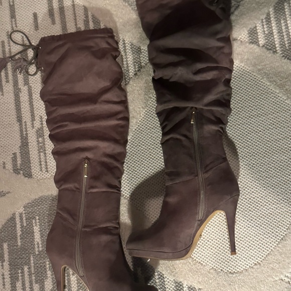 Thalia Sodi Womens Brisa Fabric Knee High Boots (adjustable to calf size) size 7 - Picture 7 of 7